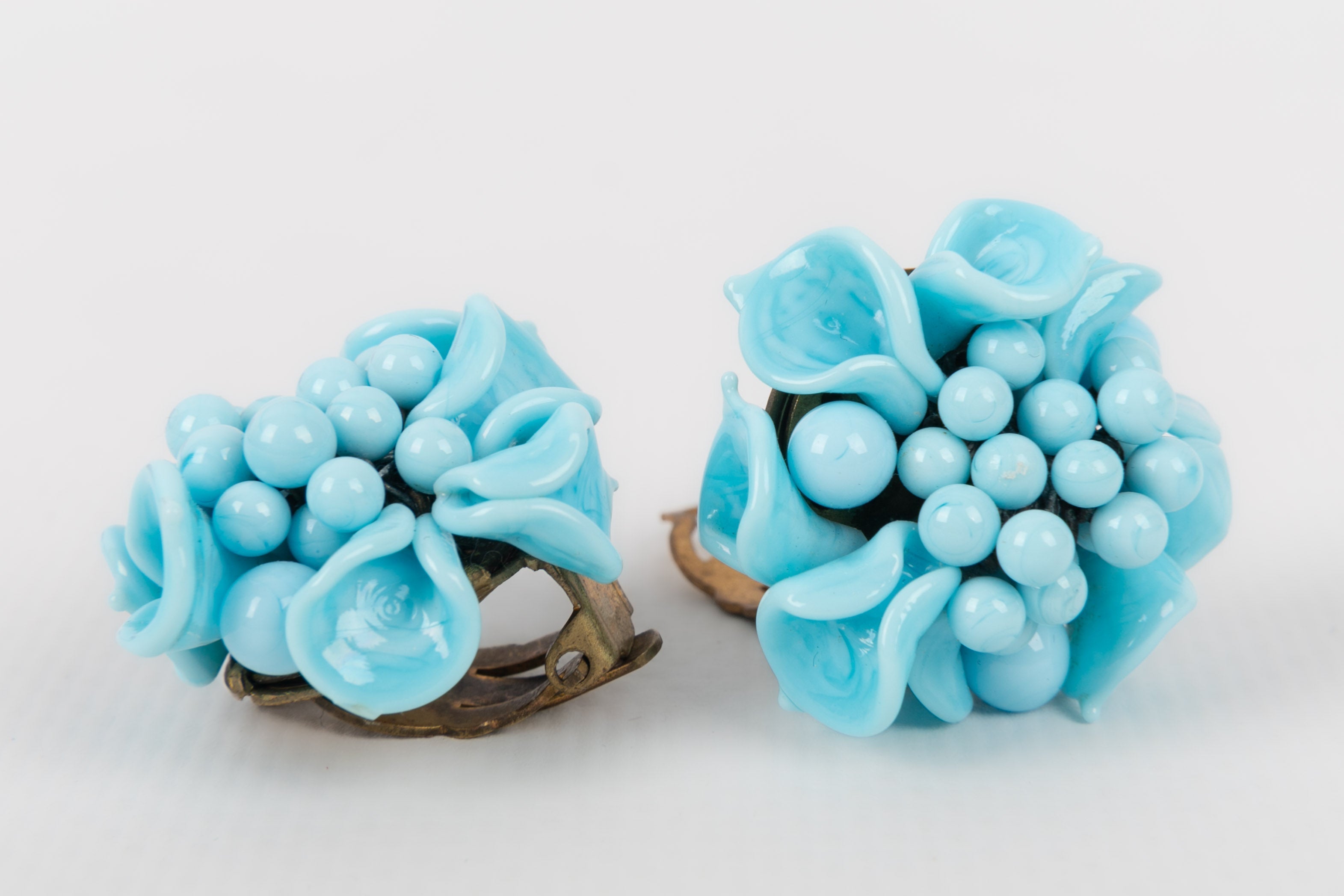 Boucles d'oreilles en pÃƒÆ’Ã‚Â¢te de verre Maison Rousselet