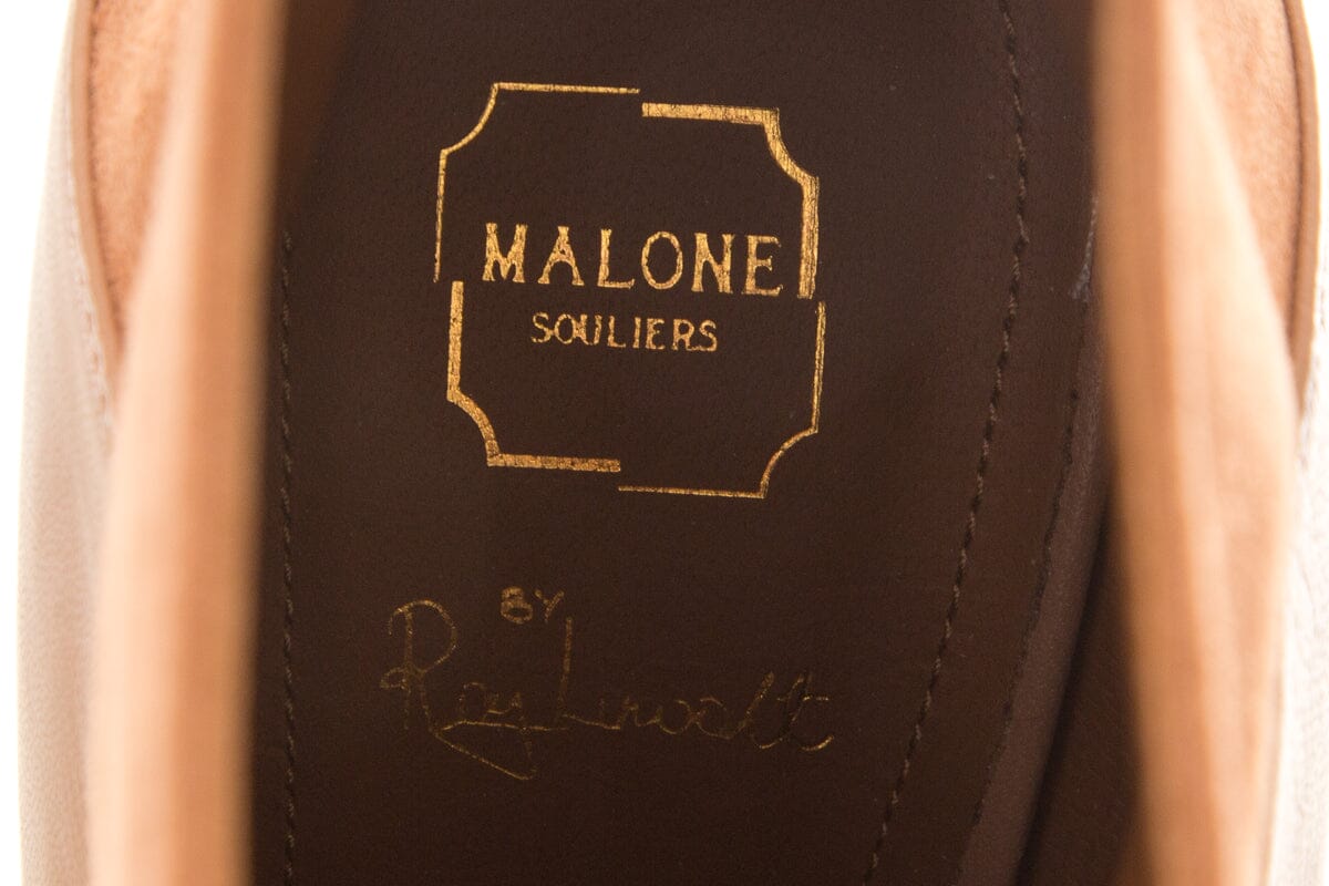 Malone Souliers Nude Booties SZ 39