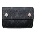 Louis Vuitton Dialovery Compact Wallet Three Fold Wallet Wallet PVC Coated Canvas Monogram Clippers   Black M67630