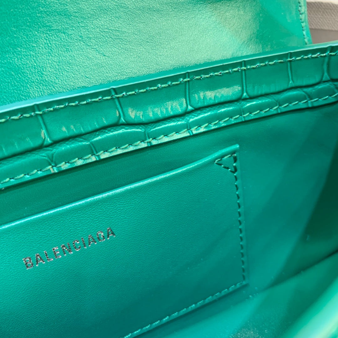 Balen XX Small GlamIap Bag Box Green, For Women,  Bags 10.6in/27cm 6956452108Y3613