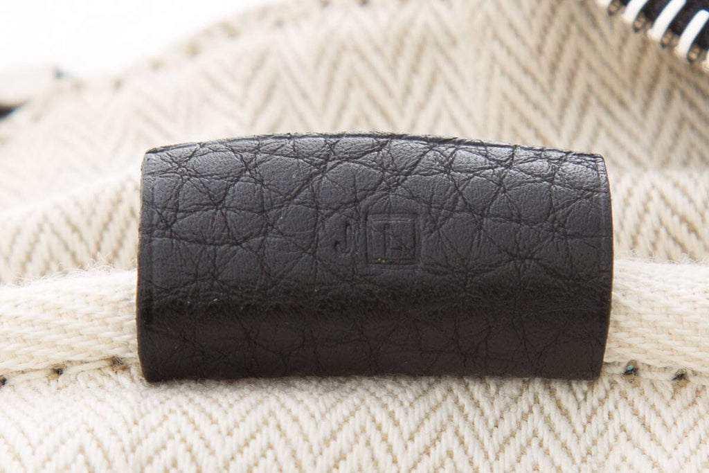 HermÃƒÆ’Ã‚Â¨s Victoria Black Togo Leather Handbag
