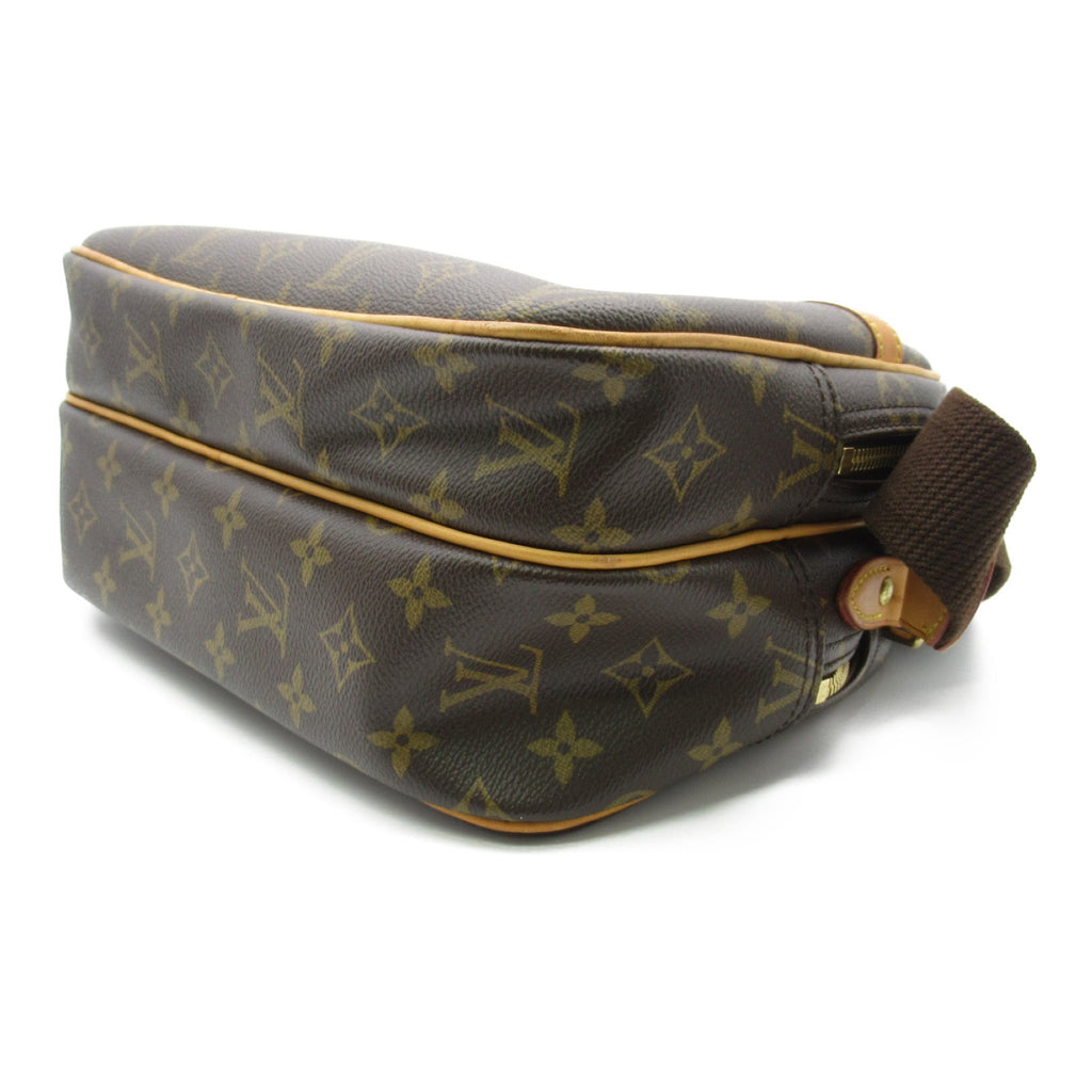 Louis Vuitton Reporters PM Shoulder Bag PVC Coated Linen   Brown M45254