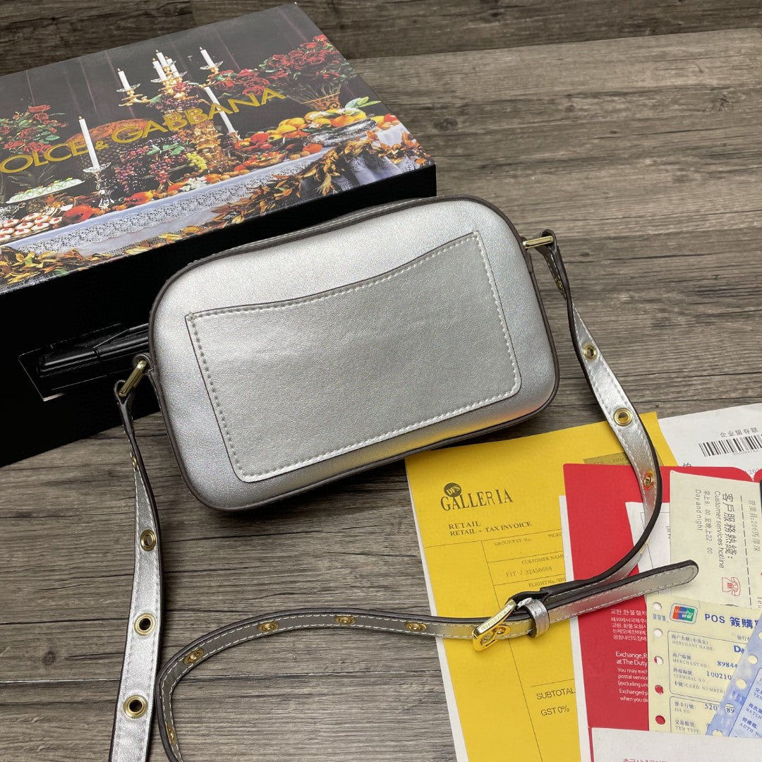 GLAMI Crossbody 3.5 Bag Silver For Women 7.5in/19cm GLAMI