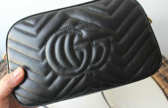 Gucci GG Marmont small matelassÃƒÆ’Ã‚Â© shoulder bag
