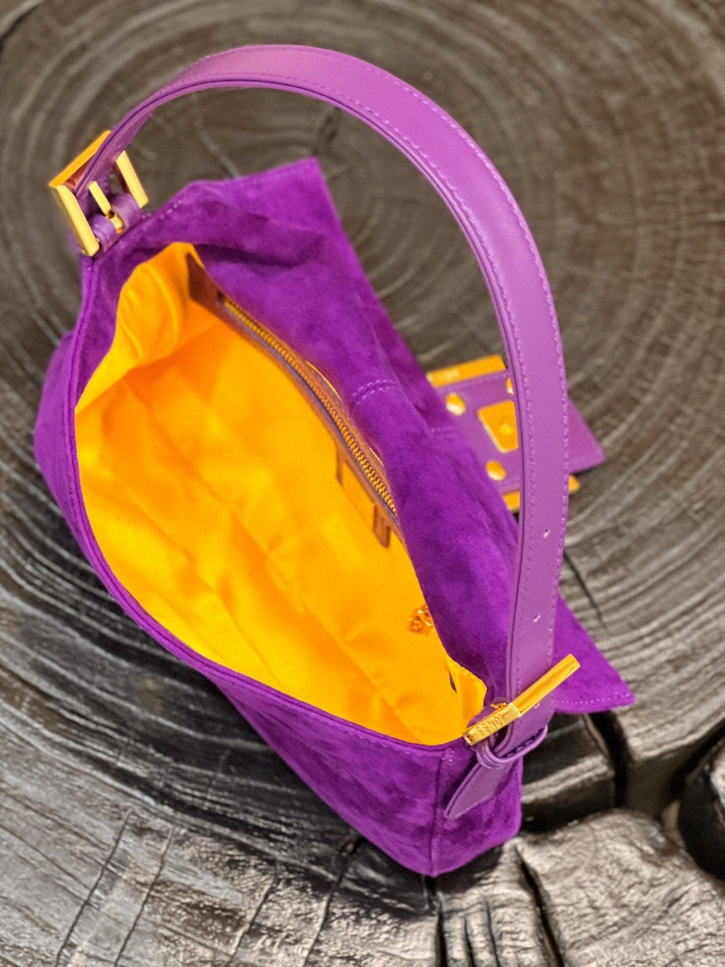 FI Baguette Purple Bag For Woman 25cm/9.5in