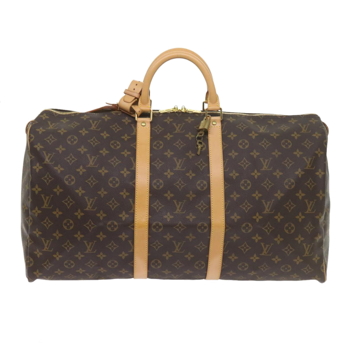 Louis Vuitton Keepall 55  Canvas Travel Bag ()