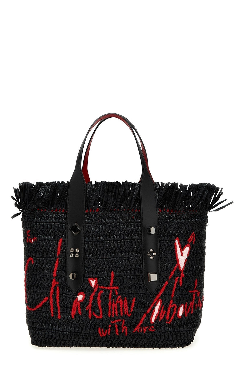 Christian Louboutin Women Christian Louboutin X Ross De Palma 'Frangibus Medium' Shopping Bag