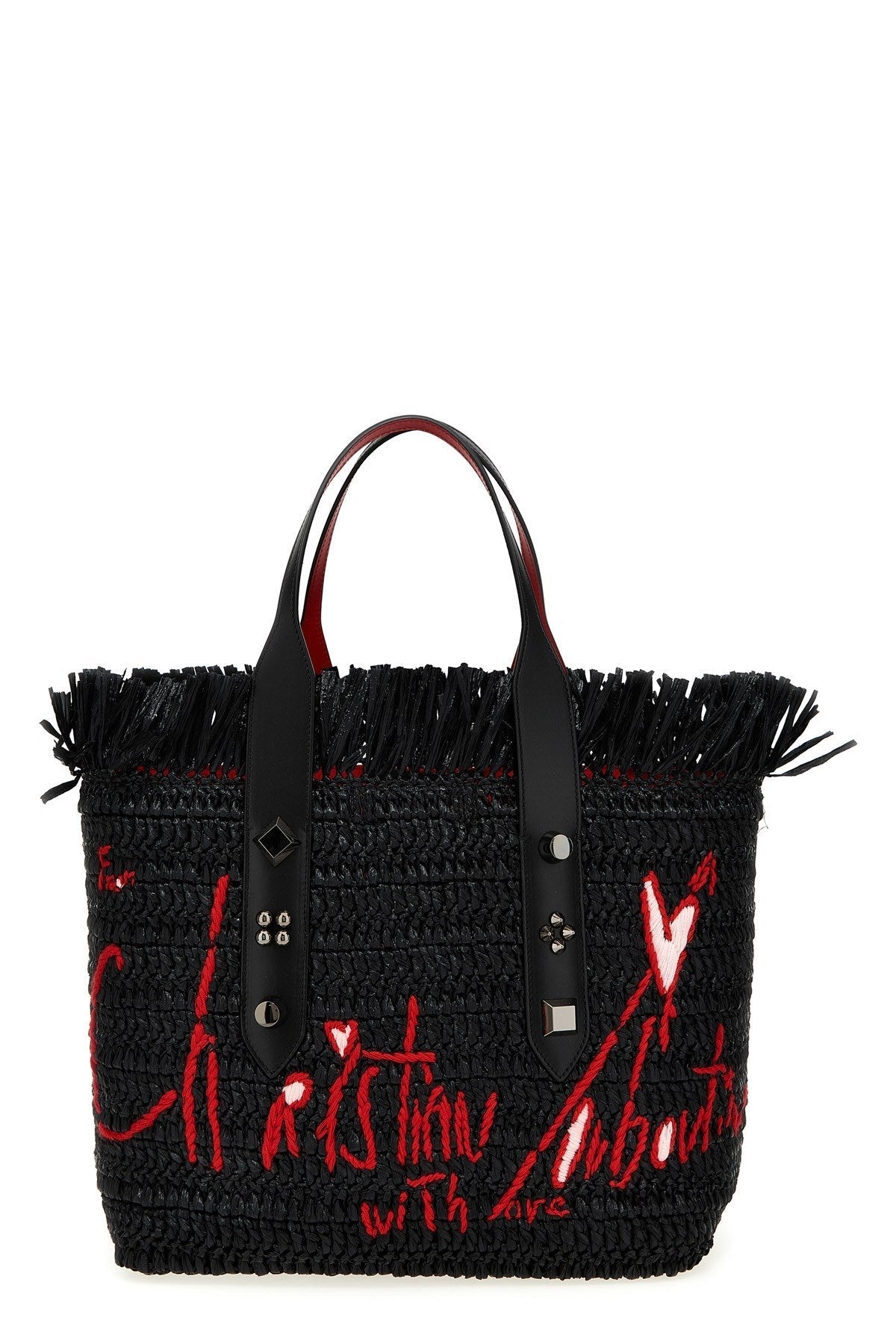 Christian Louboutin Women Christian Louboutin X Ross De Palma 'Frangibus Medium' Shopping Bag