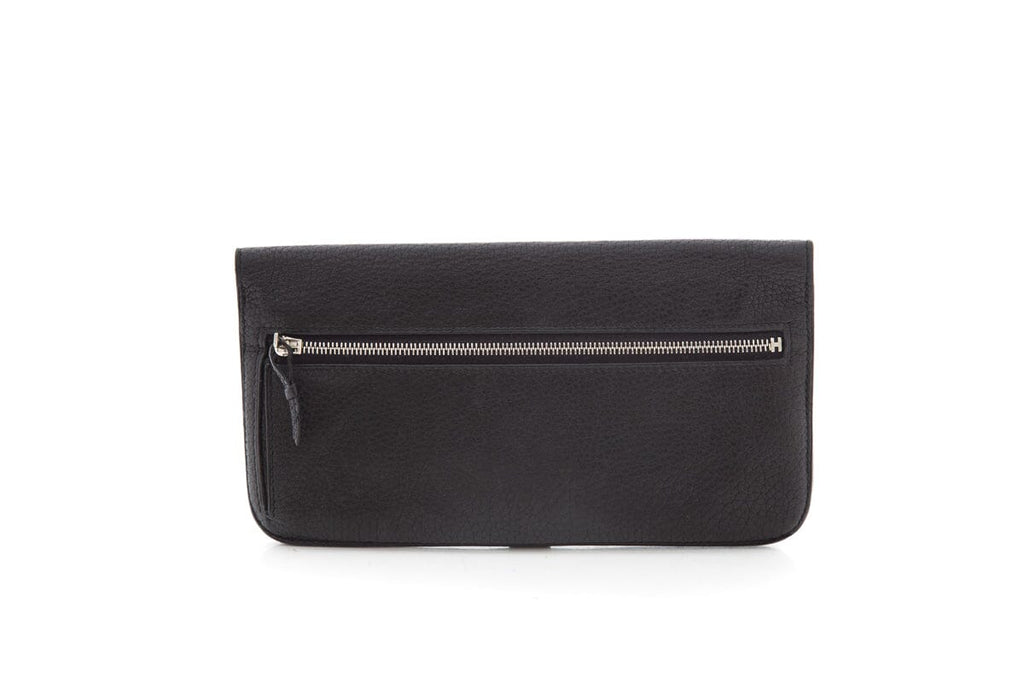 HermÃƒÆ’Ã‚Â¨s Black Dogon Long Wallet