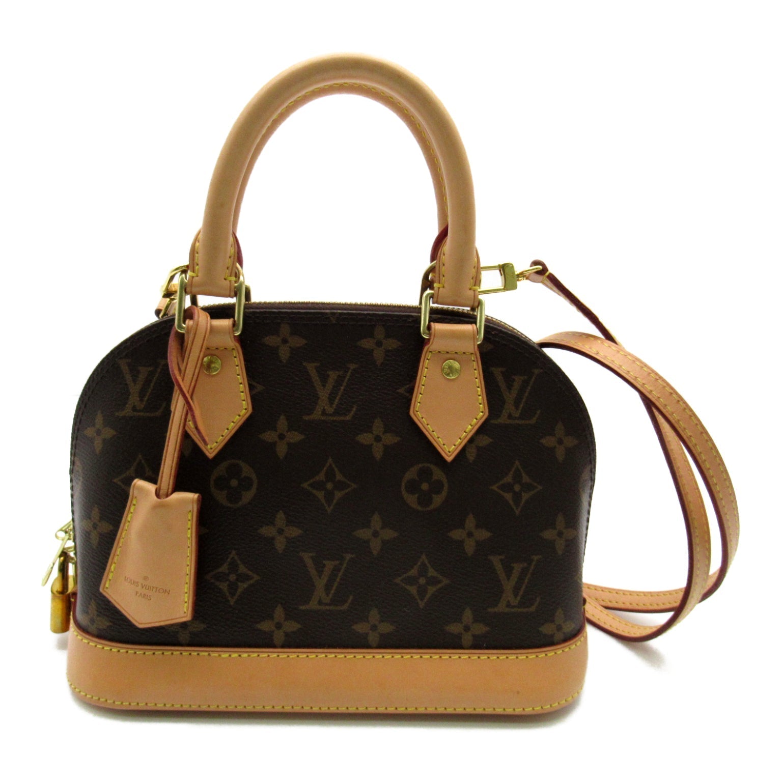 Louis Vuitton ALMA BB Shoulder Bag Shoulder Bag PVC Coated Canvas Monogram  Brown M46990