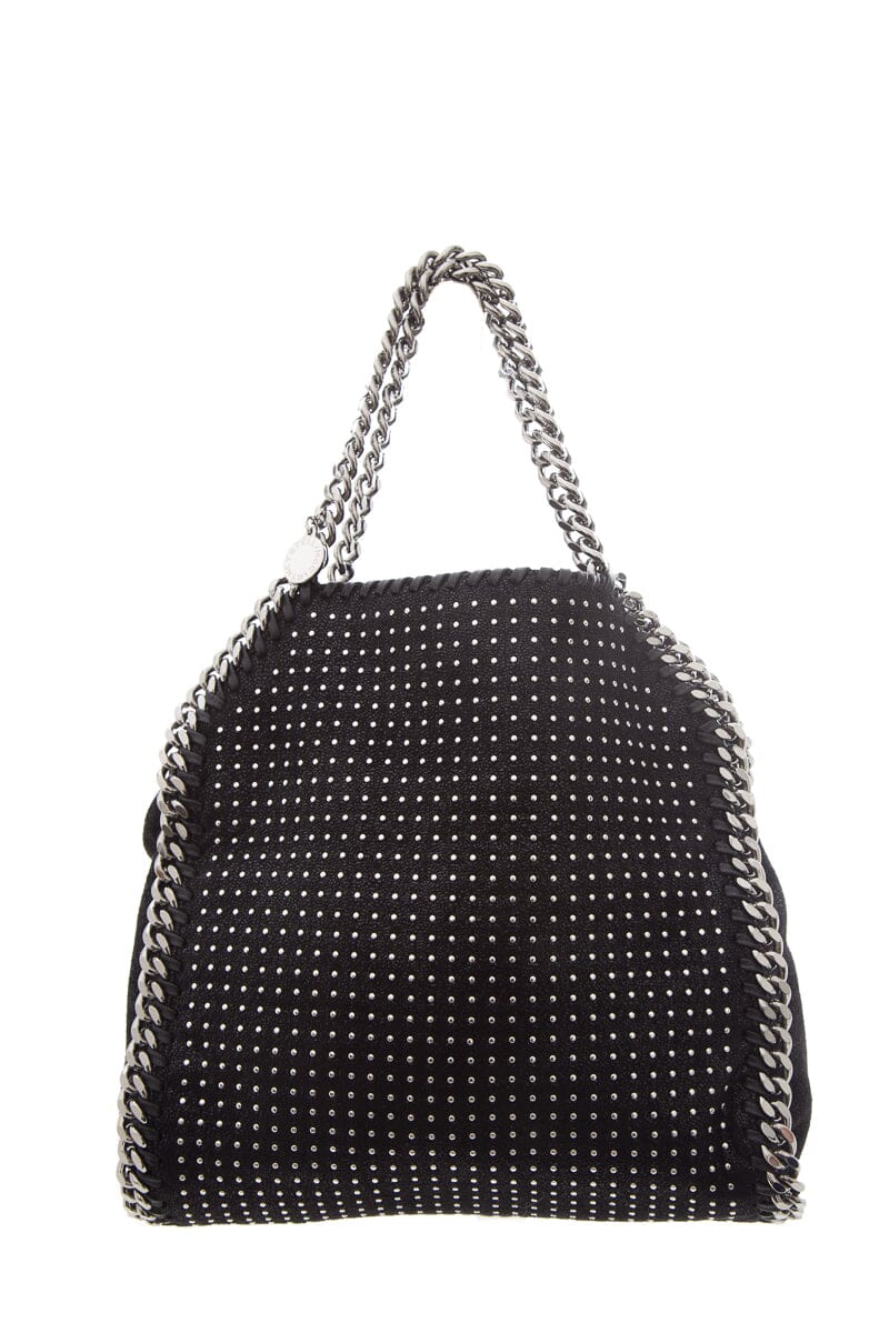 Stella McCartney Black Shaggy Deer Studded Handbag