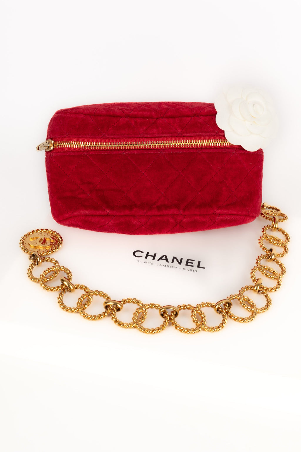 Sac sacoche Chanel 1990