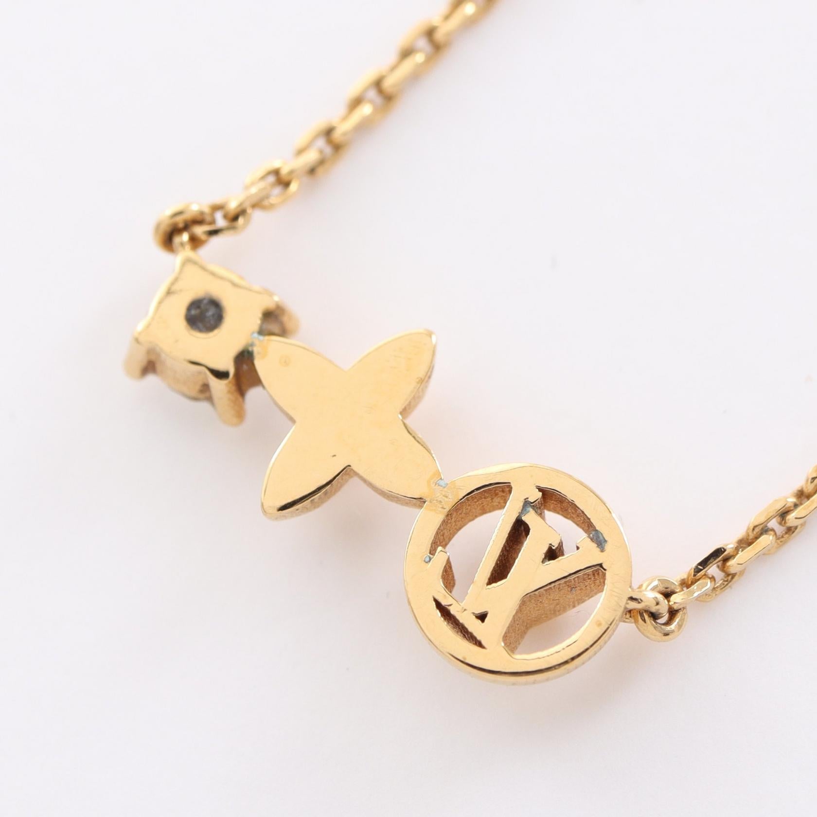Louis Vuitton Petit Louis Necklace Metal Necklace