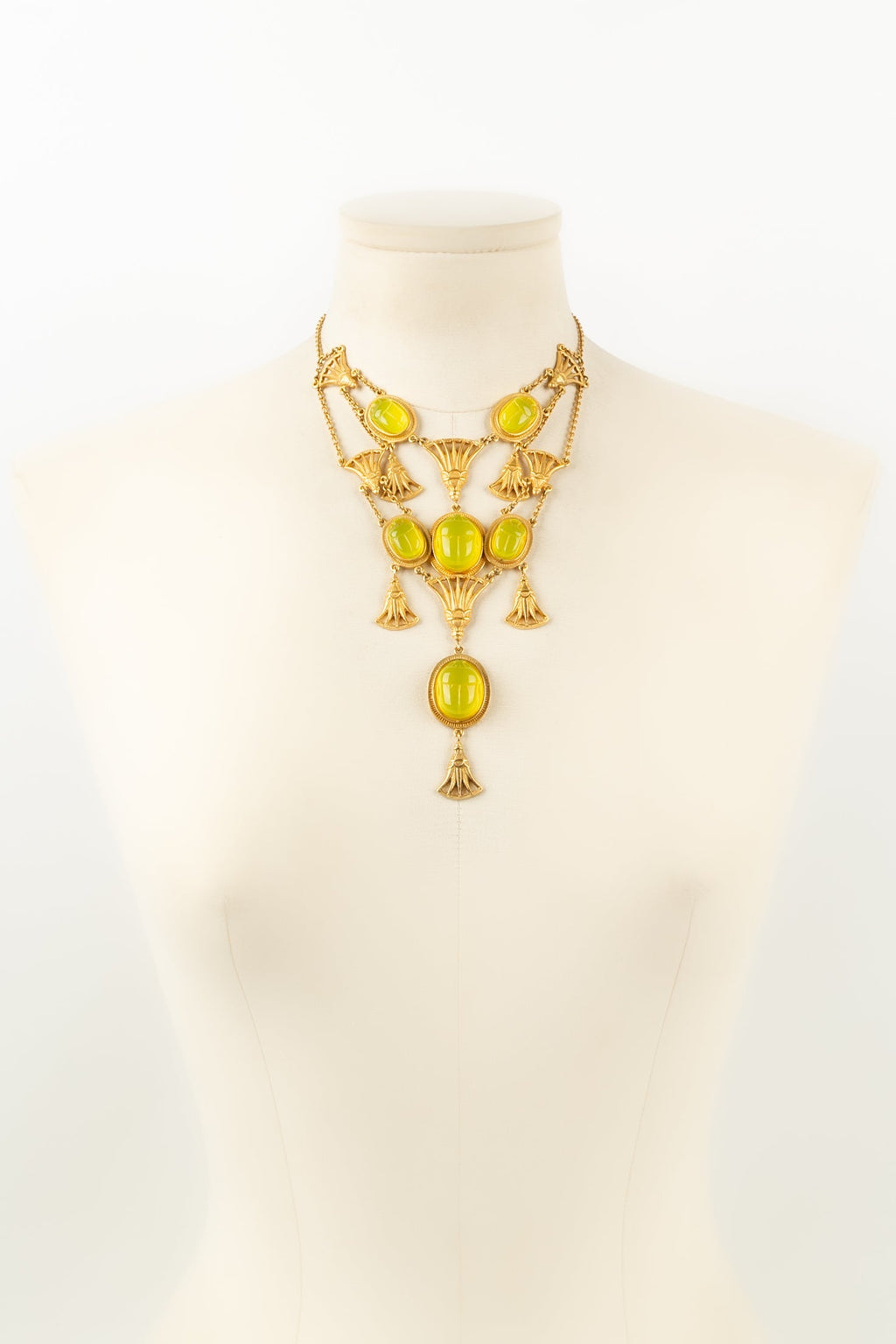 Collier / Parure ÃƒÆ’Ã¢â‚¬Â°gyptienne Christian Dior 2004