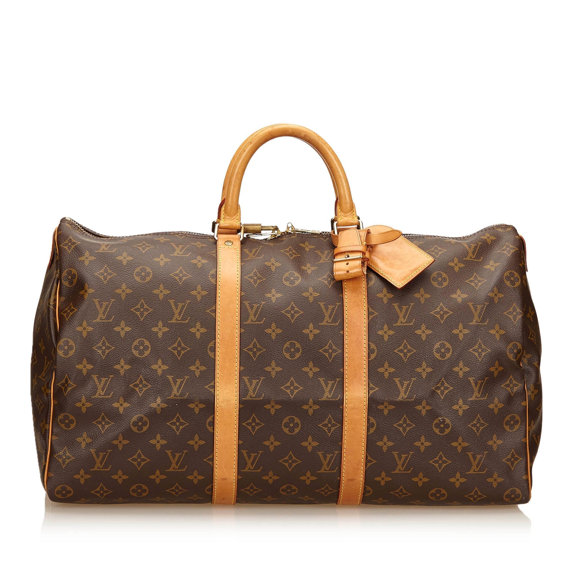 Louis Vuitto Keepall 50 Monogram Canvas Travel Bag