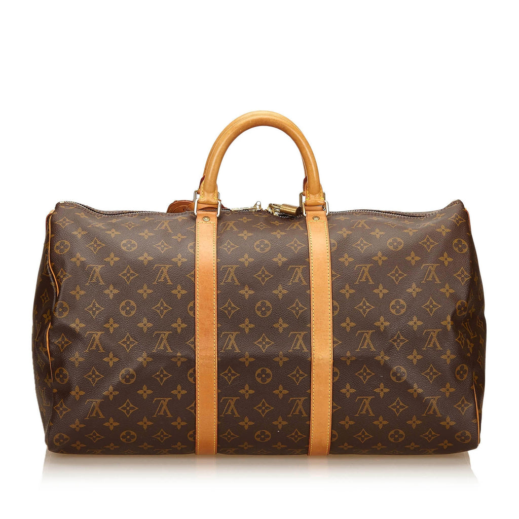 Louis Vuitto Keepall 50 Monogram Canvas Travel Bag