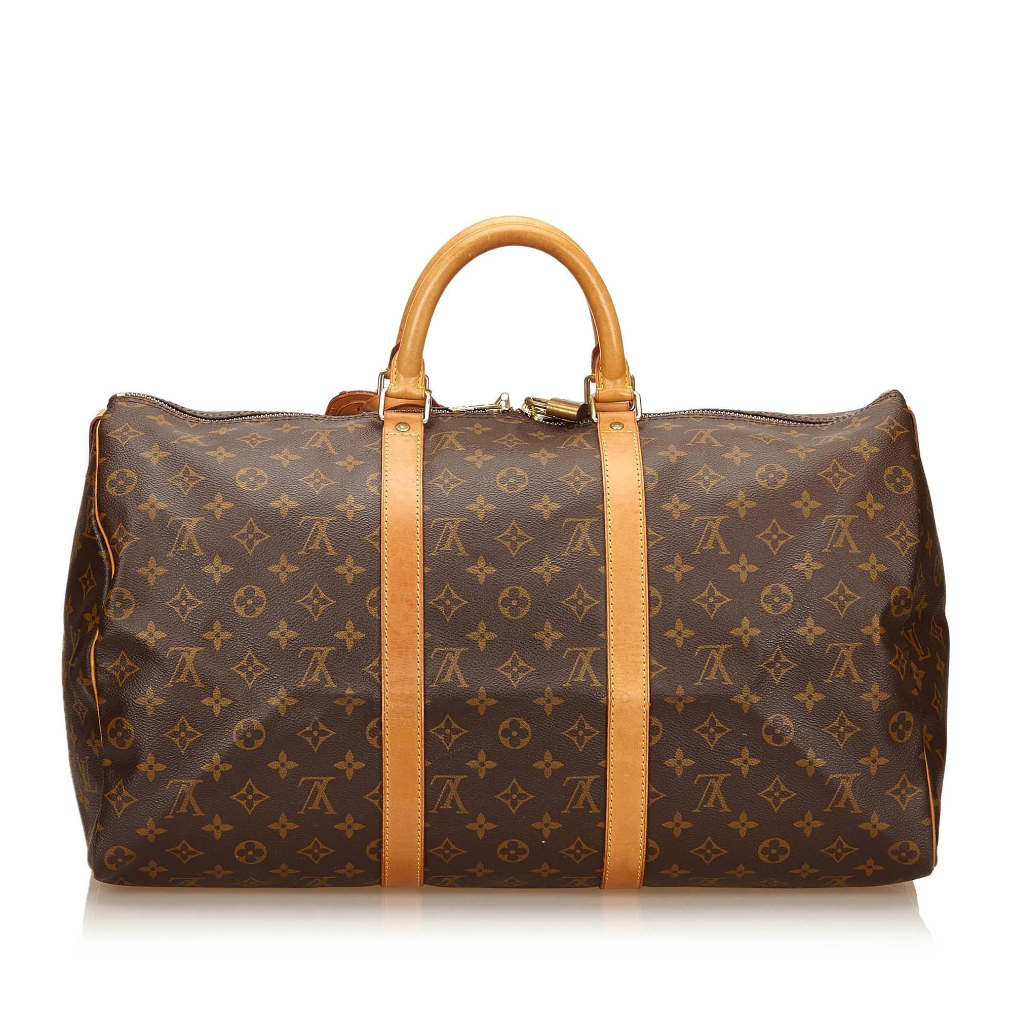 Louis Vuitto Keepall 50 Monogram Canvas Travel Bag