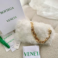 GLAMI Chain Pouch White, For Women, Bags 12.2in/31cm