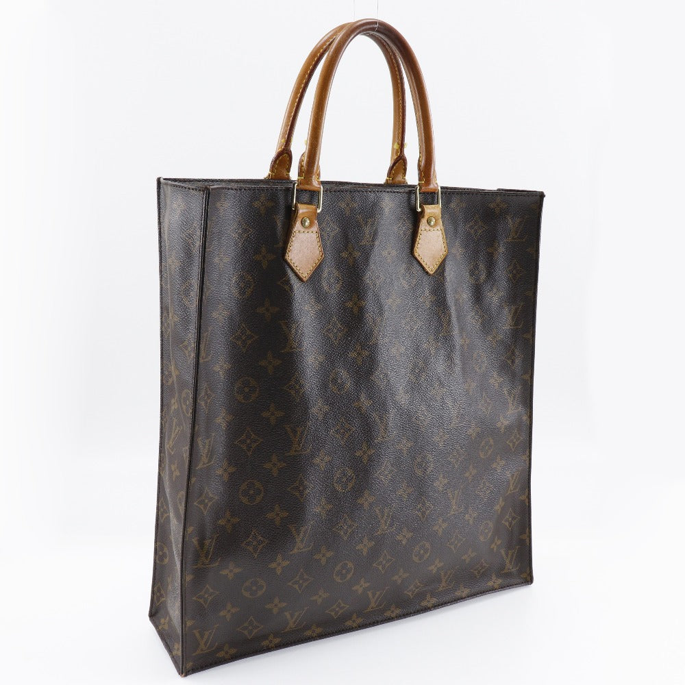 Louis Vuitton M51140 Monogram  Bag French  Open Sac Plat Unisex