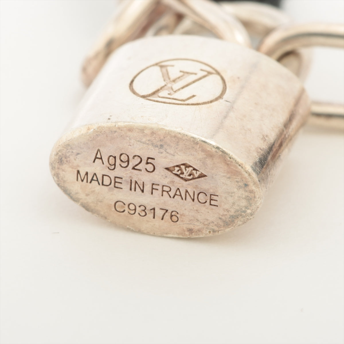 Louis Vuitton Bracelet Lock Armband 925 6.2g Silver