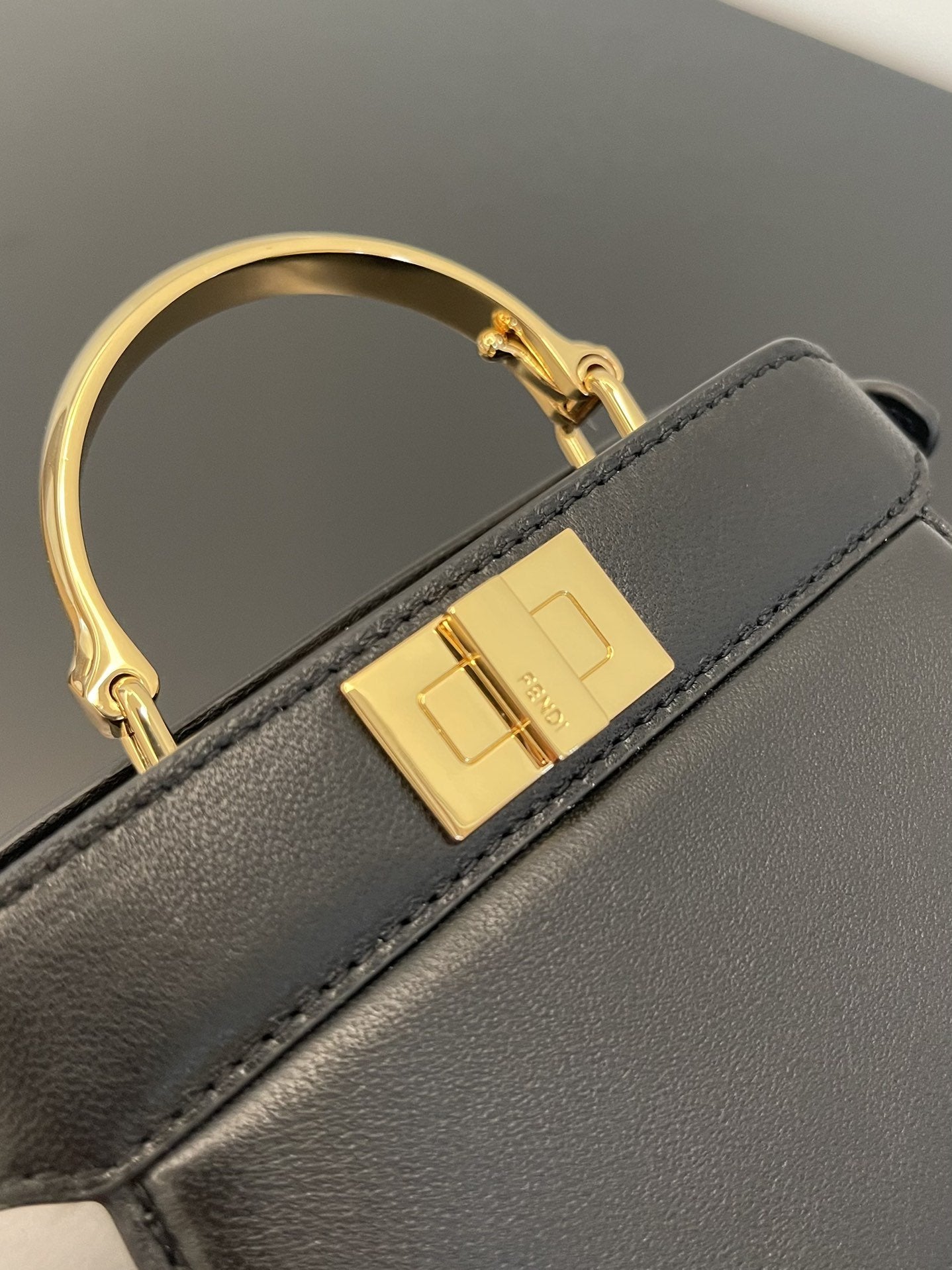 FI GlamI ISeeU Petite Black Micro Bag For Woman 11cm/4.5in
