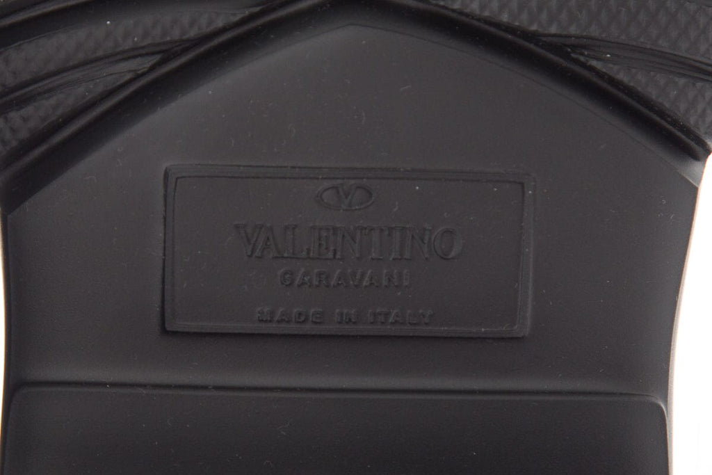 Valentino Black Boots with Rock Studs SZ 40 NWT