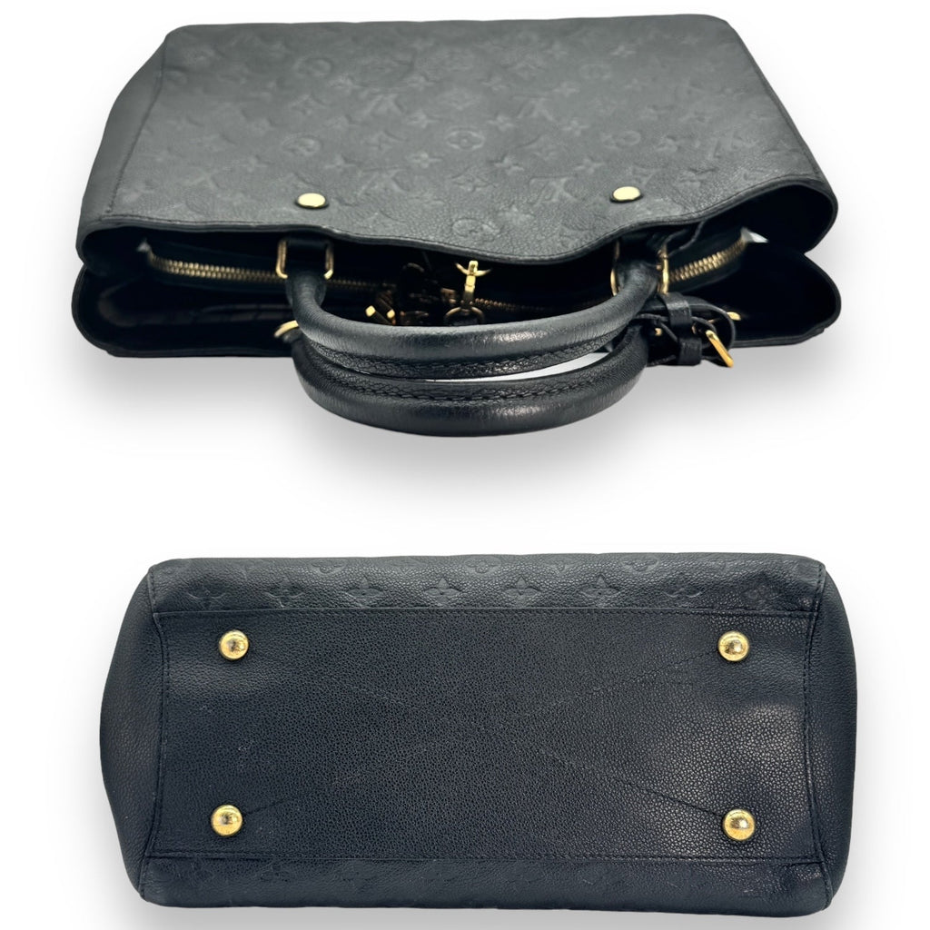 Louis Vuitton Monogram Empreinte Leather Montaigne MM Handbag