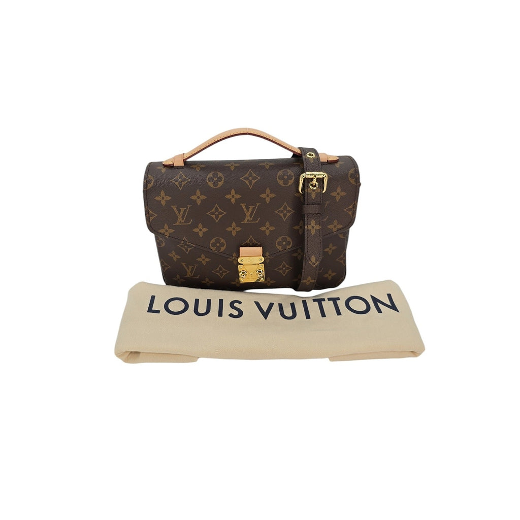 Louis Vuitton 2019 Monogram Canvas Pochette Metis Handbag
