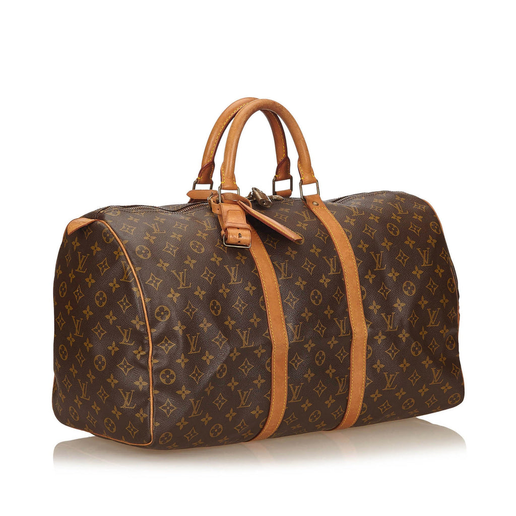 Louis Vuitto Keepall 50 Monogram Canvas Travel Bag