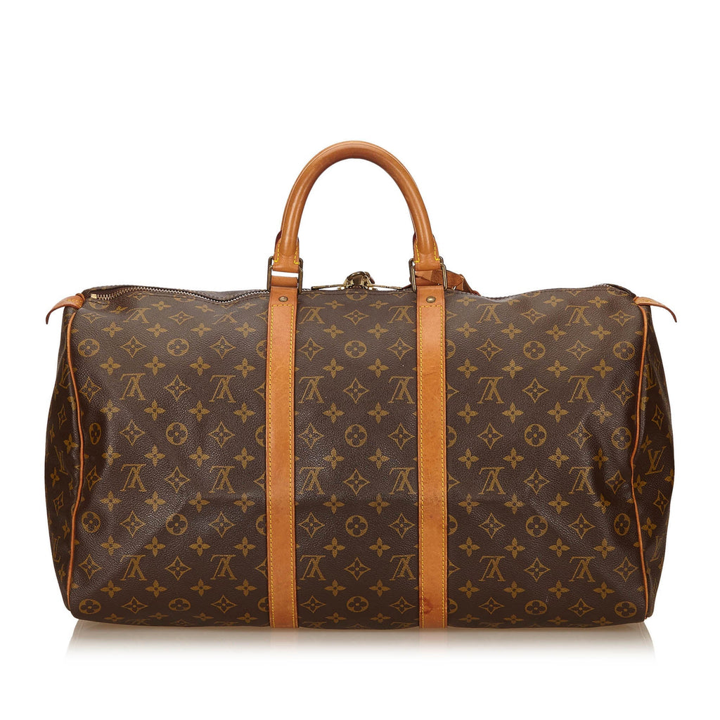 Louis Vuitto Keepall 50 Monogram Canvas Travel Bag