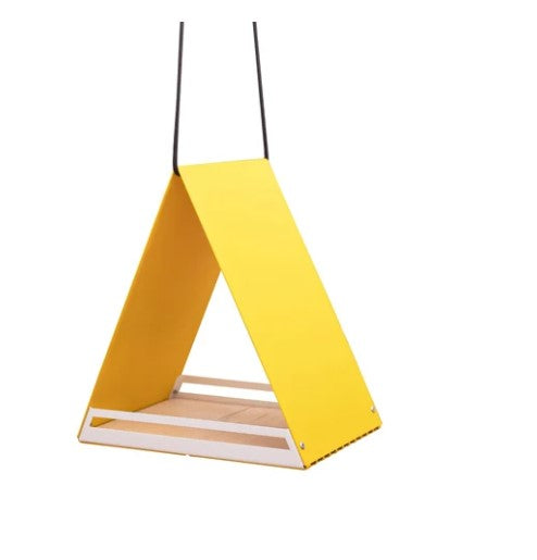 Modern bird feeder | Yellow feeder,