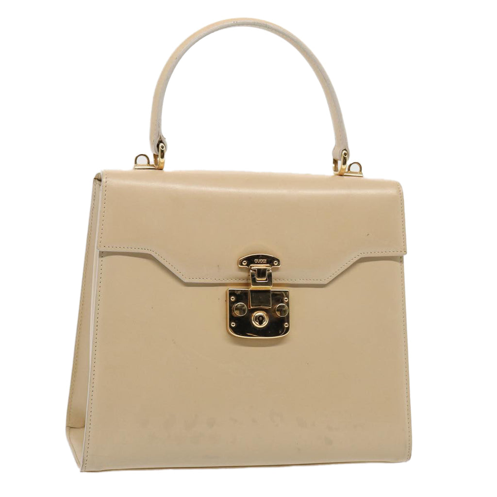 GUCCI Hand Bag Leather Beige 000 2026 0258 80068