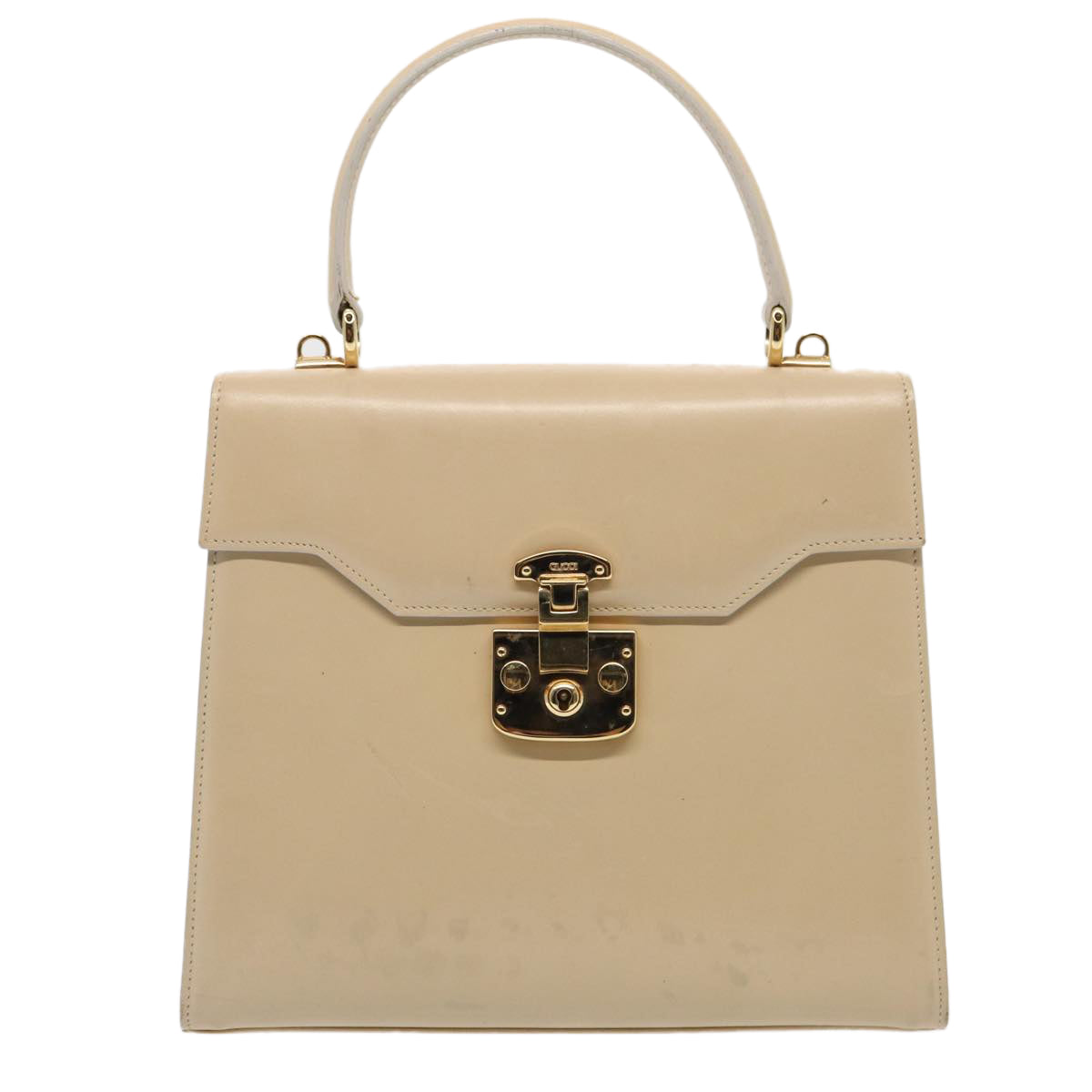 GUCCI Hand Bag Leather Beige 000 2026 0258 80068