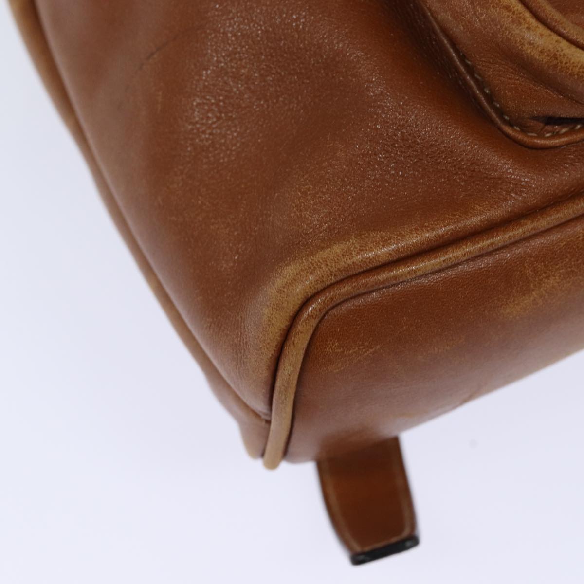 GUCCI Bamboo Backpack Leather Brown 003 1705 0030 80071