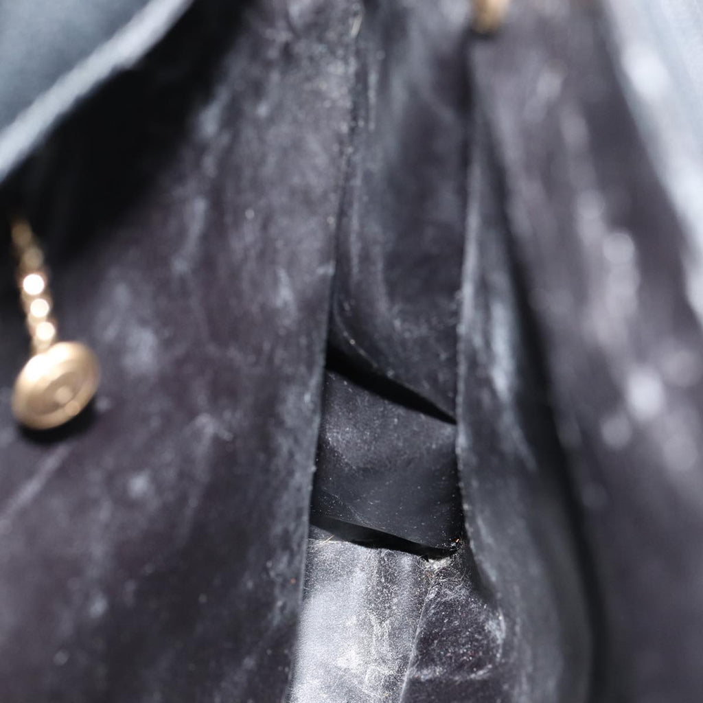 GUCCI Bamboo Hand Bag Leather Black 002 1186 0259 80116