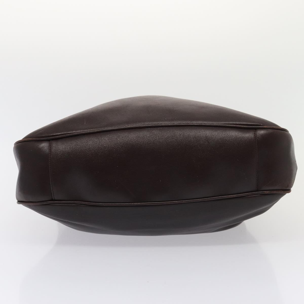 GUCCI Bamboo Shoulder Bag Leather 2way Brown 001 2123 1577 80117