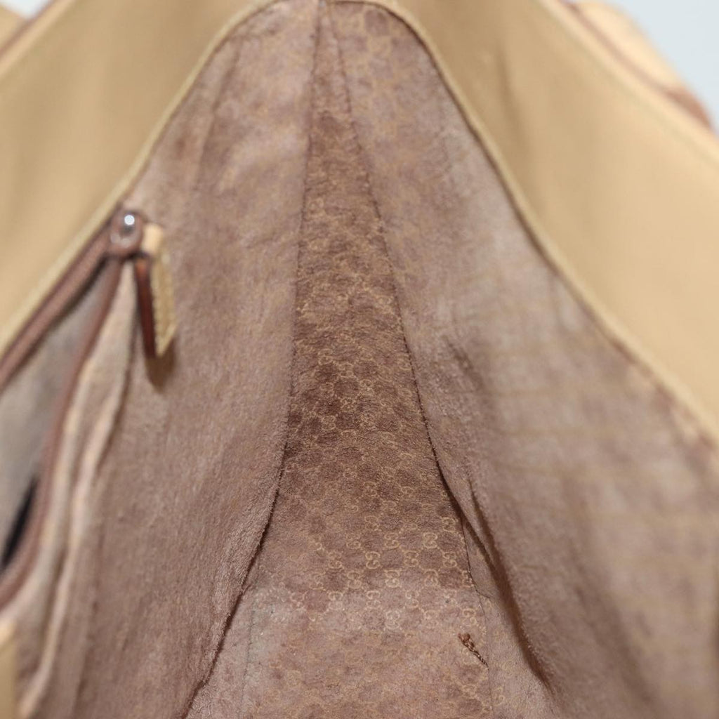 GUCCI Hand Bag Leather Beige 002 1135 80121