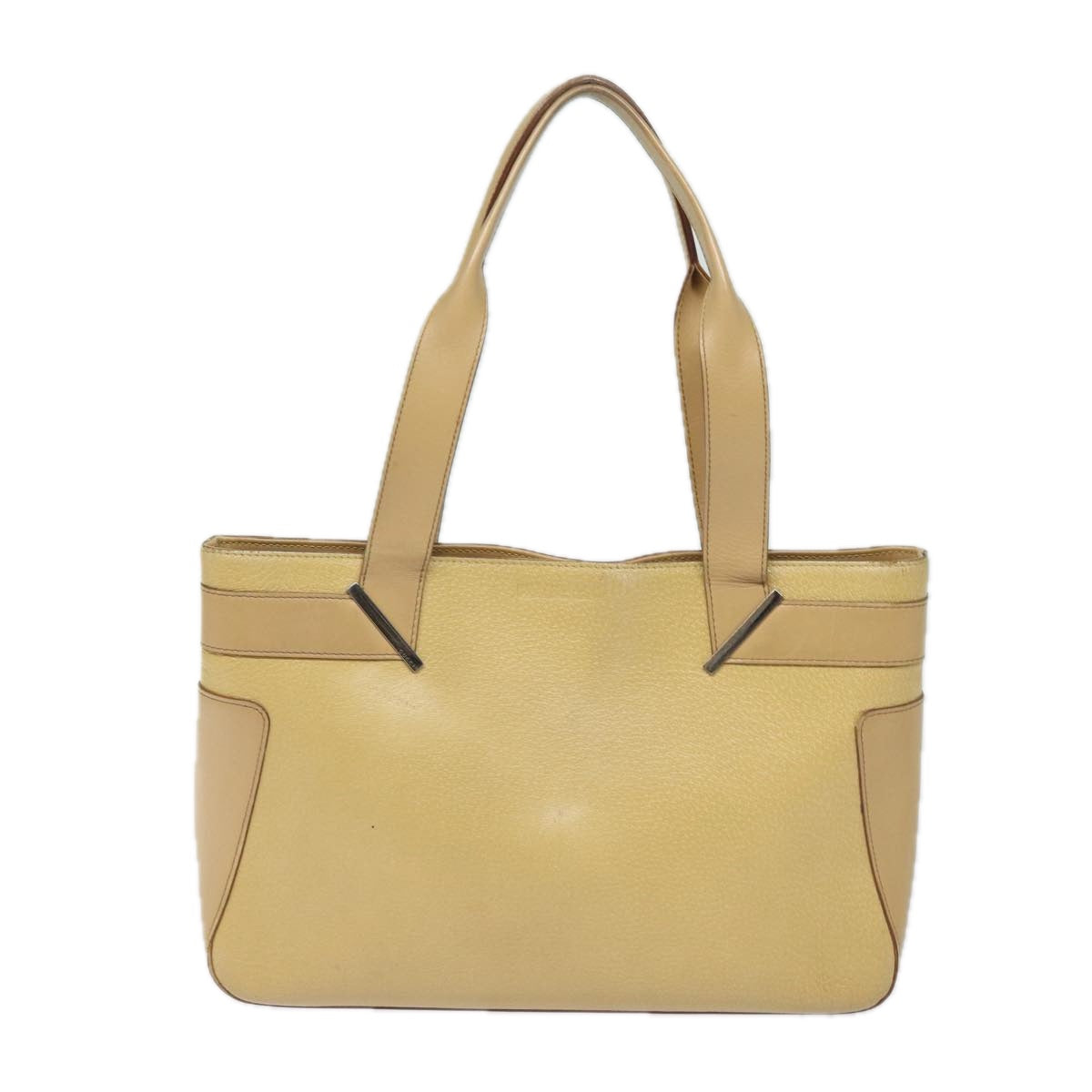GUCCI Hand Bag Leather Beige 002 1135 80121
