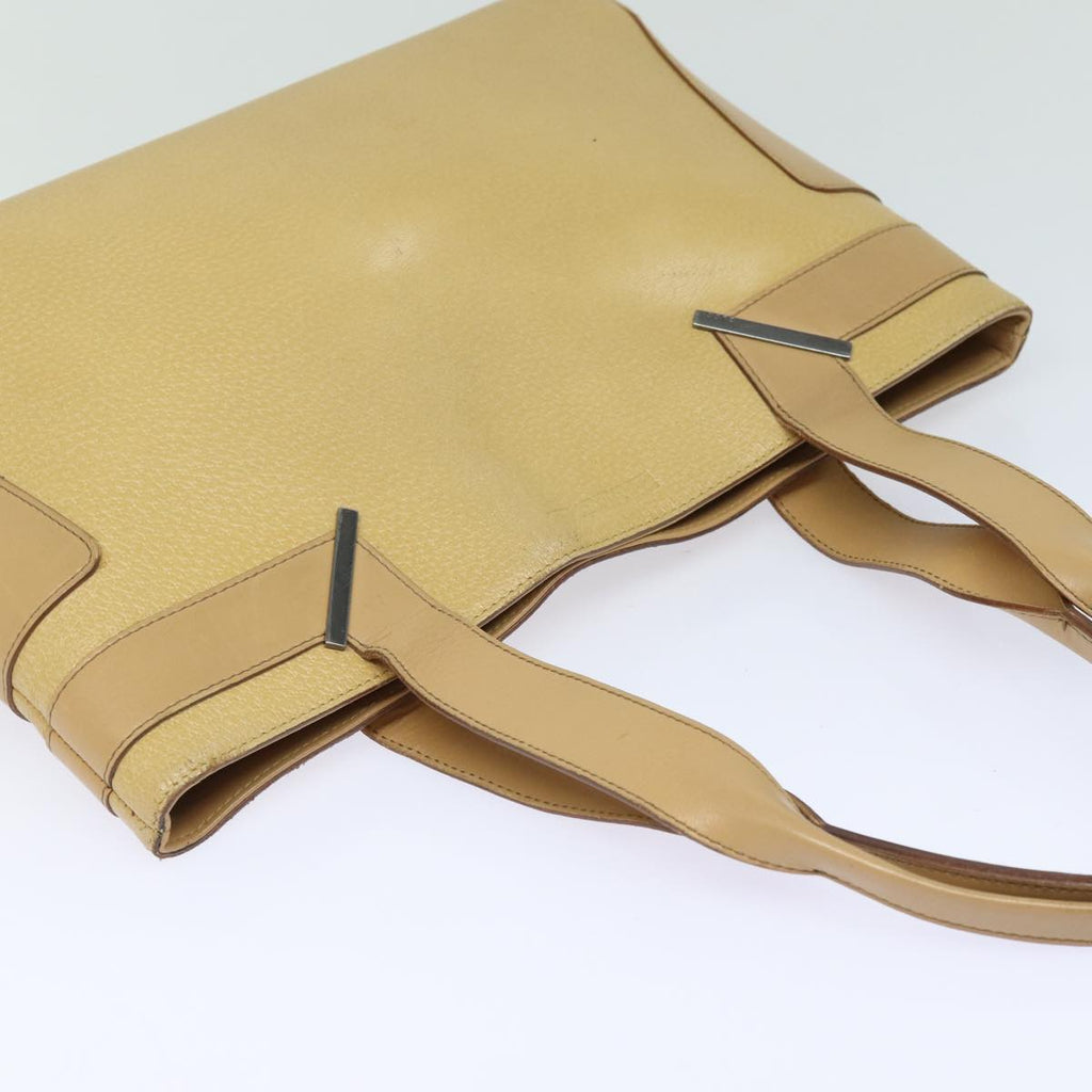 GUCCI Hand Bag Leather Beige 002 1135 80121