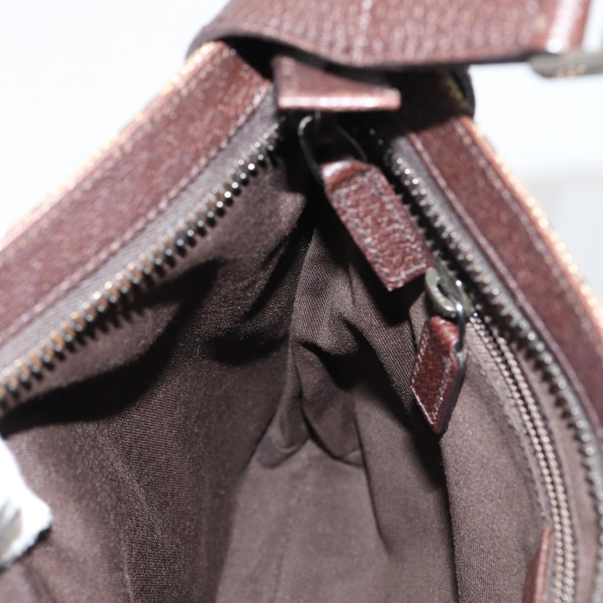 GUCCI GG Canvas Shoulder Bag Beige 122793 80131