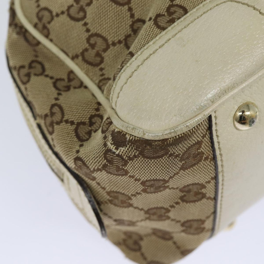GUCCI GG Canvas Web Sherry Line Shoulder Bag Beige Red Green 161720 80133