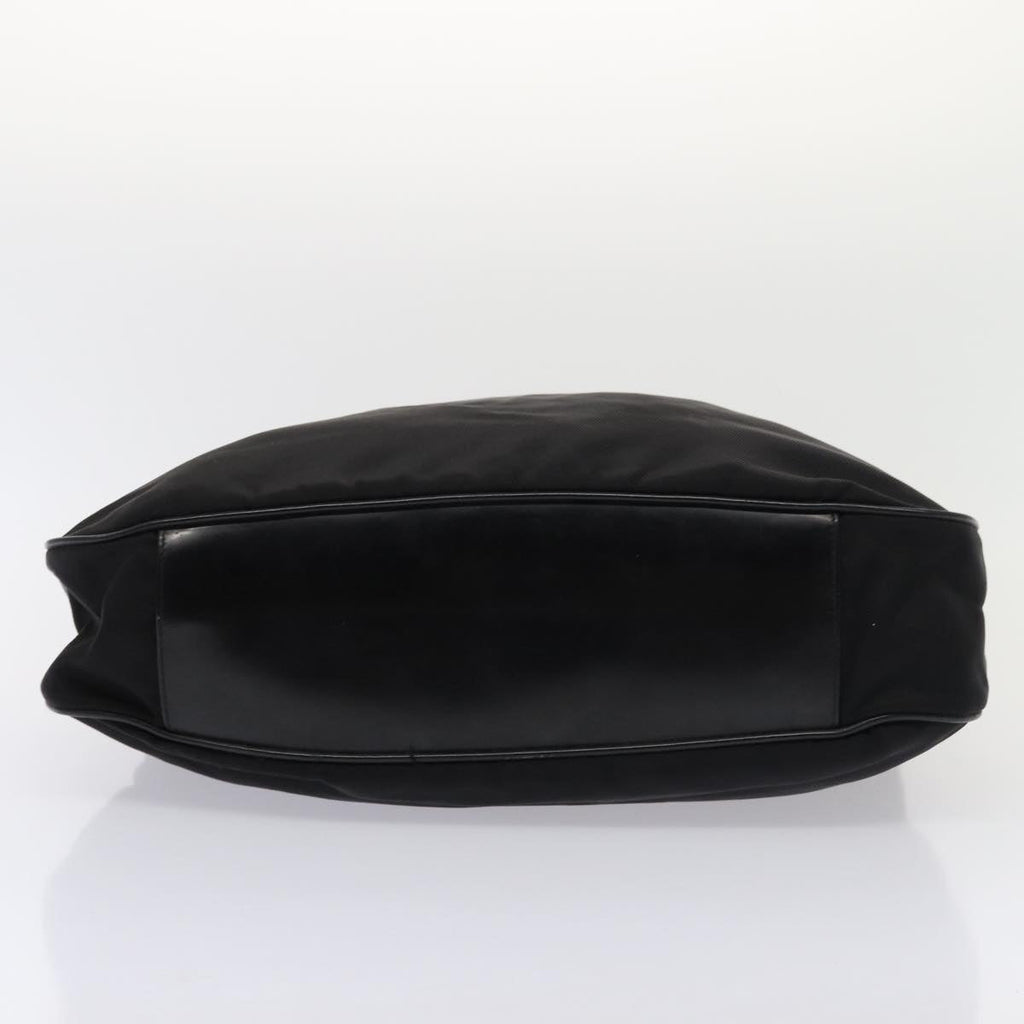 GUCCI Bamboo Shoulder Bag Nylon 2way Black 001 1577 80137
