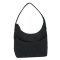 GUCCI GG Canvas Shoulder Bag Black 001 3386 80141