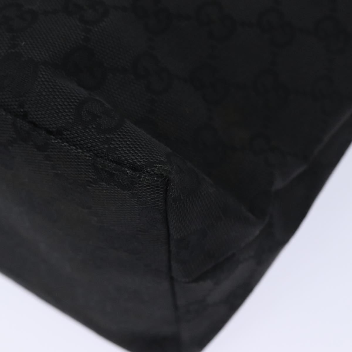GUCCI GG Canvas Shoulder Bag Black 001 3386 80141