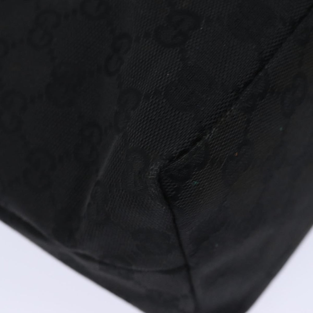 GUCCI GG Canvas Shoulder Bag Black 001 3386 80141
