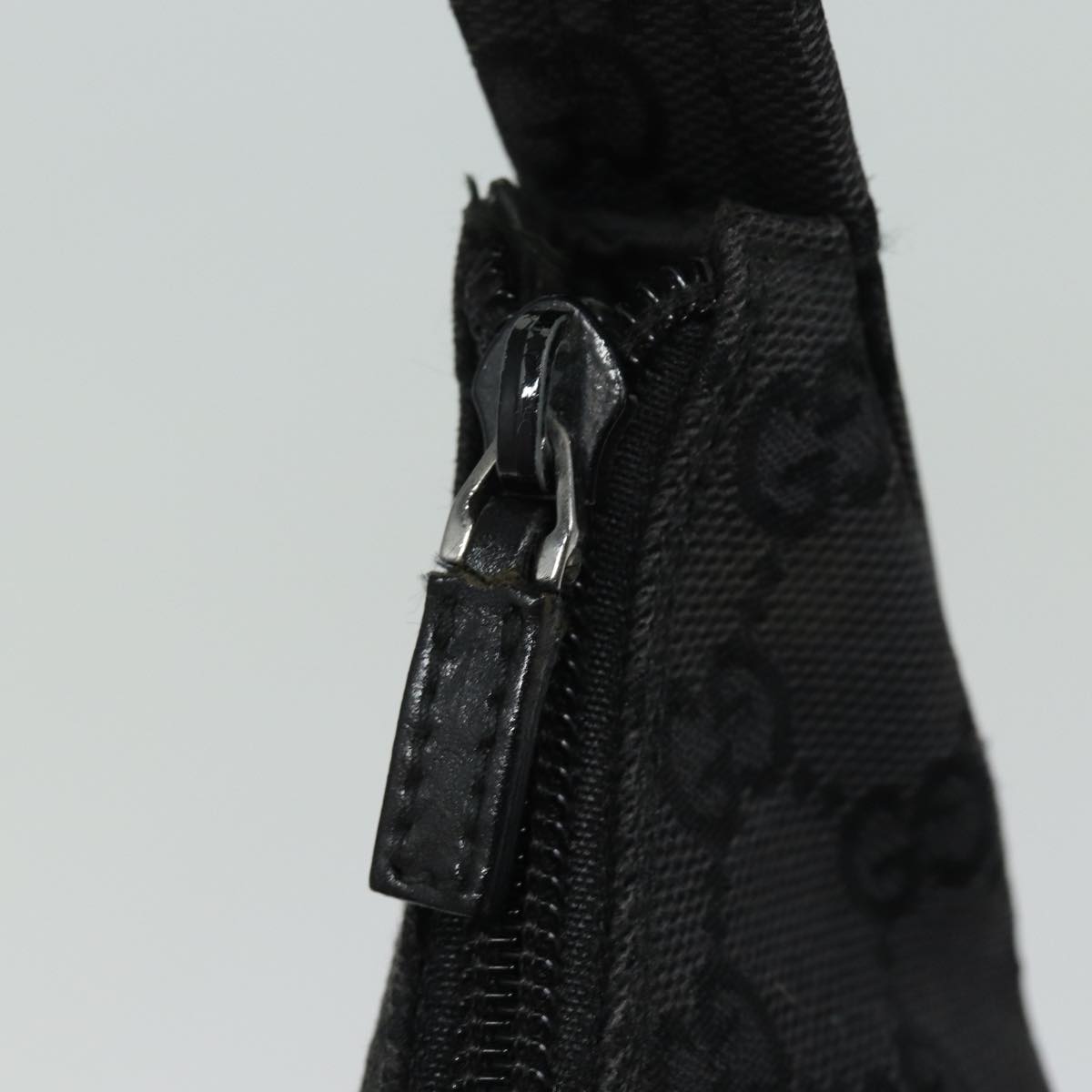 GUCCI GG Canvas Shoulder Bag Black 001 3386 80141