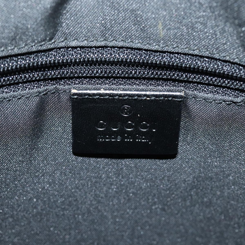 GUCCI GG Canvas Shoulder Bag Black 001 3386 80141