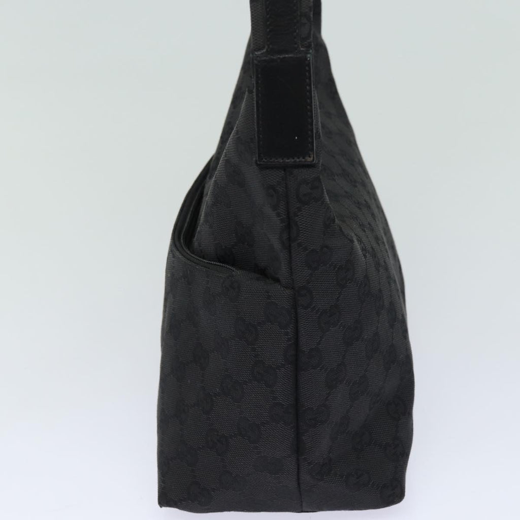 GUCCI GG Canvas Shoulder Bag Black 001 3386 80141