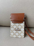 GLAMI Printed Embroidered GlamIip Phone Bag White For Women 7.2in/18cmÃƒâ€šÃ‚Â 