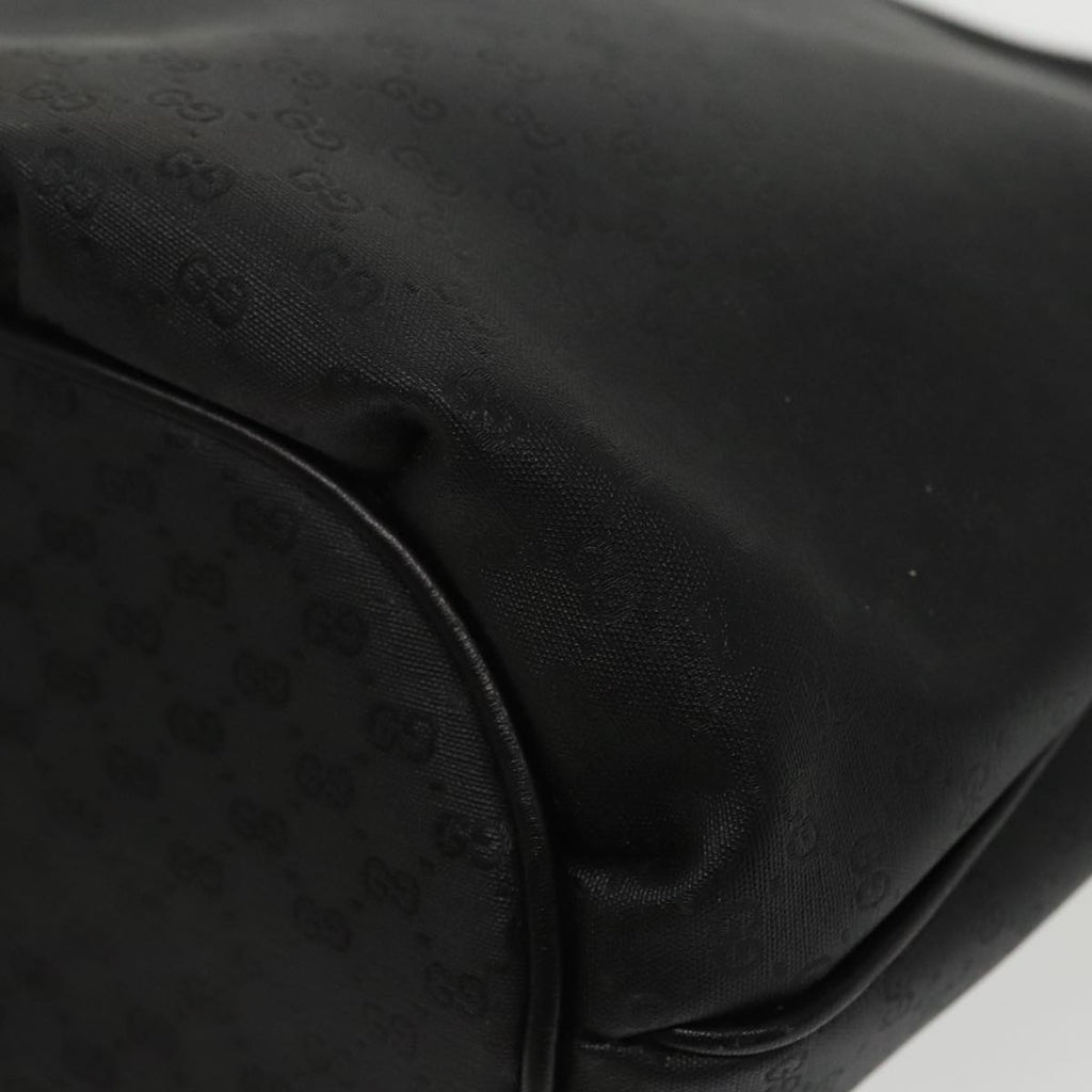 GUCCI Micro GG Canvas Shoulder Bag Black 80173